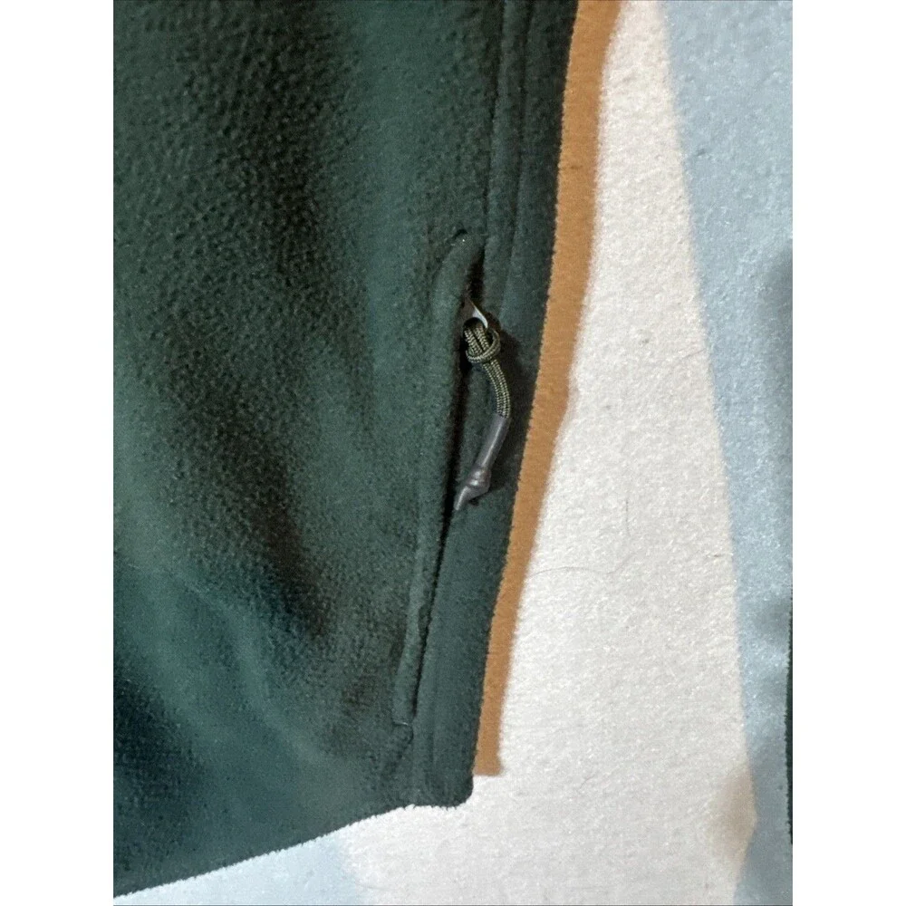 J. Crew Nordic Polartec Thermal Pro Fleece Shirt Jacket Navy Green Mens L